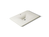 Iron/Impressions® 31" Enameled cast iron vanity top with integrated rectangular sink