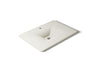Iron/Impressions® 31" Enameled cast iron vanity top with integrated rectangular sink