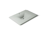 Iron/Impressions® 31" Enameled cast iron vanity top with integrated rectangular sink