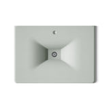 Iron/Impressions® 31" Enameled cast iron vanity top with integrated rectangular sink