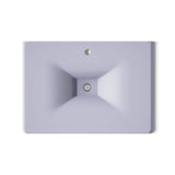 Iron/Impressions® 31" Enameled cast iron vanity top with integrated rectangular sink