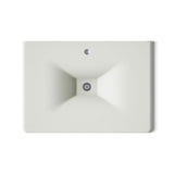 Iron/Impressions® 31" Enameled cast iron vanity top with integrated rectangular sink