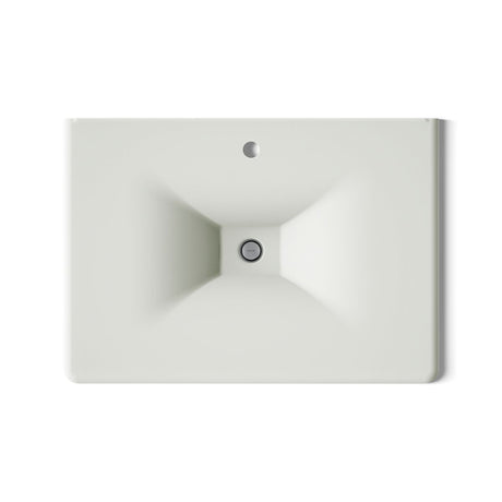Iron/Impressions® 31" Enameled cast iron vanity top with integrated rectangular sink