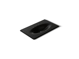 Iron/Impressions® 37" Enameled cast iron vanity top with integrated oval sink