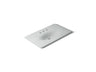 Iron/Impressions® 37" Enameled cast iron vanity top with integrated oval sink