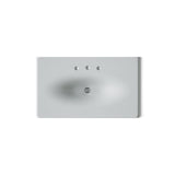 Iron/Impressions® 37" Enameled cast iron vanity top with integrated oval sink