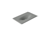 Iron/Impressions® 37" Enameled cast iron vanity top with integrated oval sink