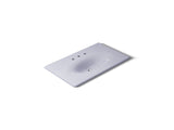 Iron/Impressions® 37" Enameled cast iron vanity top with integrated oval sink