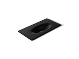 Iron/Impressions® 43" Enameled cast iron vanity top with integrated oval sink