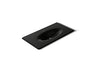Iron/Impressions® 43" Enameled cast iron vanity top with integrated oval sink