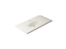 Iron/Impressions® 43" Enameled cast iron vanity top with integrated oval sink