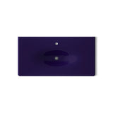 Iron/Impressions® 43" Enameled cast iron vanity top with integrated oval sink