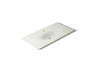 Iron/Impressions® 43" Enameled cast iron vanity top with integrated oval sink