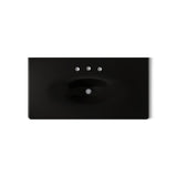 Iron/Impressions® 43" Enameled cast iron vanity top with integrated oval sink