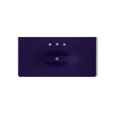 Iron/Impressions® 43" Enameled cast iron vanity top with integrated oval sink