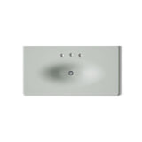 Iron/Impressions® 43" Enameled cast iron vanity top with integrated oval sink