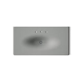 Iron/Impressions® 43" Enameled cast iron vanity top with integrated oval sink