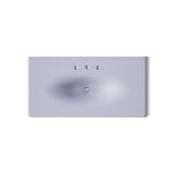 Iron/Impressions® 43" Enameled cast iron vanity top with integrated oval sink