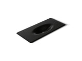 Iron/Impressions® 49" Enameled cast iron vanity top with integrated oval sink