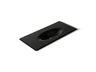 Iron/Impressions® 49" Enameled cast iron vanity top with integrated oval sink