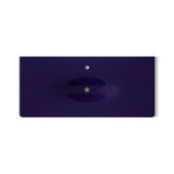 Iron/Impressions® 49" Enameled cast iron vanity top with integrated oval sink
