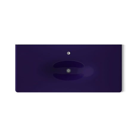Iron/Impressions® 49" Enameled cast iron vanity top with integrated oval sink