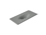 Iron/Impressions® 49" Enameled cast iron vanity top with integrated oval sink
