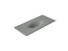 Iron/Impressions® 49" Enameled cast iron vanity top with integrated oval sink