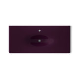 Iron/Impressions® 49" Enameled cast iron vanity top with integrated oval sink