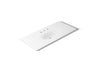 Iron/Impressions® 49" Enameled cast iron vanity top with integrated oval sink