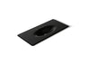 Iron/Impressions® 49" Enameled cast iron vanity top with integrated oval sink