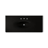 Iron/Impressions® 49" Enameled cast iron vanity top with integrated oval sink
