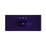 Iron/Impressions® 49" Enameled cast iron vanity top with integrated oval sink