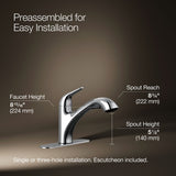 Jolt® Pull-out kitchen sink faucet with two-function sprayhead