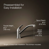 Jolt® Single-handle kitchen sink faucet