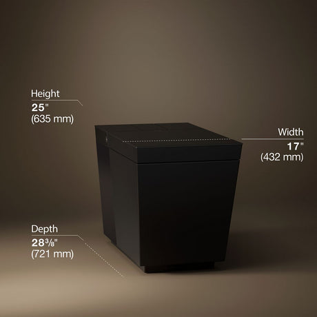 Numi® 2.0 One-piece elongated smart toilet, dual-flush