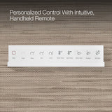 PureWash® E880 Round-front bidet toilet seat with remote control