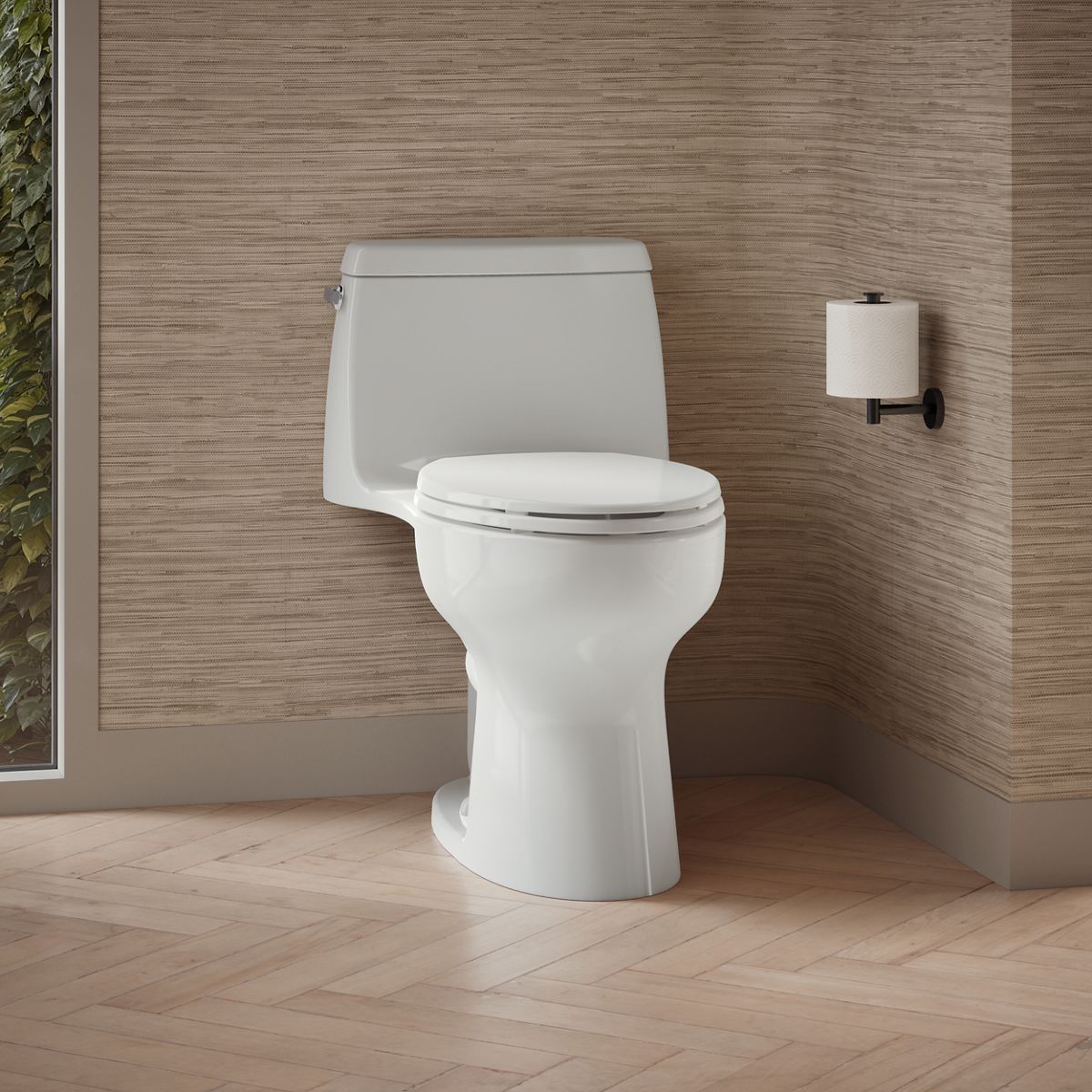 Santa Rosa™ One-piece compact elongated 1.6 gpf toilet with Revolution 360® swirl flushing technology