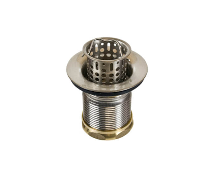 2-1/2″ Brass Bar/Prep Strainer with Lift-Out Basket