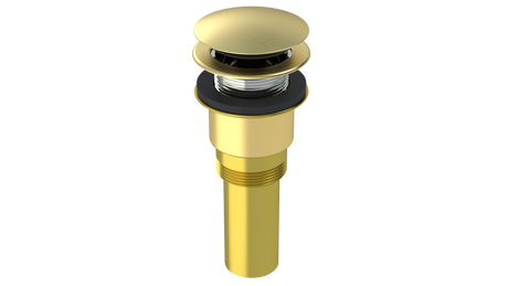 Brass Integral Waste & Overflow Clicker® Kit without Overflow (310Q)