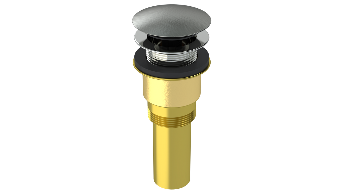 Brass Integral Waste & Overflow Clicker® Kit without Overflow (310Q)