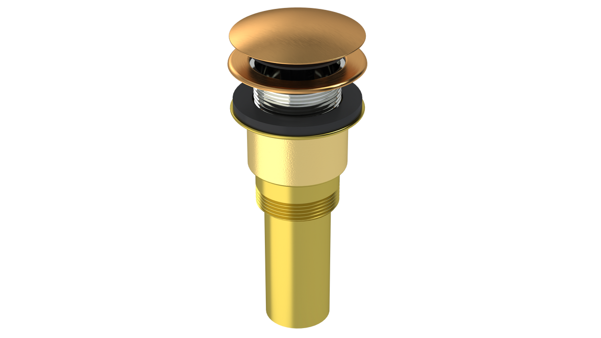 Brass Integral Waste & Overflow Clicker® Kit without Overflow (310Q)