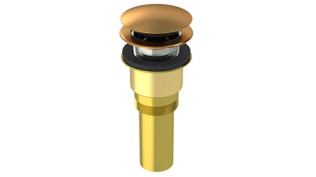 Brass Integral Waste & Overflow Clicker® Kit without Overflow (310Q)