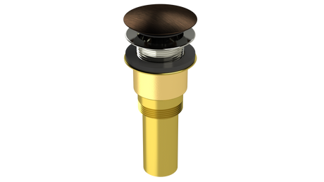 Brass Integral Waste & Overflow Clicker® Kit without Overflow (310Q)