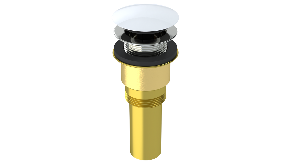 Brass Integral Waste & Overflow Clicker® Kit without Overflow (310Q)