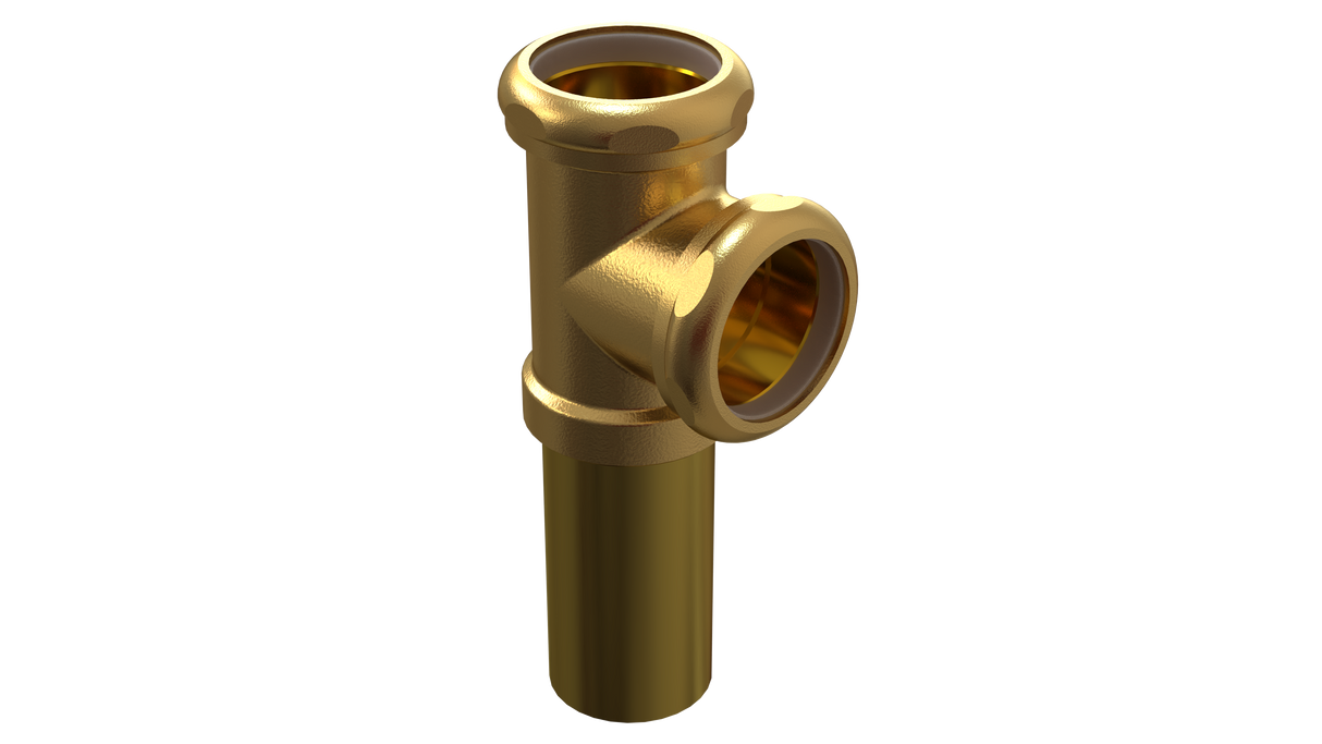 Brass W/O Tee W/Nuts, W & Tlpc (311-K)