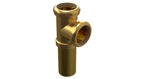 Brass W/O Tee W/Nuts, W & Tlpc (311-K)