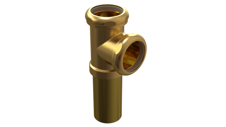 Brass W/O Tee W/Nuts, W & Tlpc (311-K)