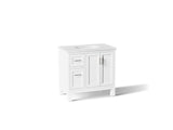 Quo® 36" bathroom vanity cabinet with sink and quartz top
