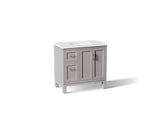 Quo® 36" bathroom vanity cabinet with sink and quartz top